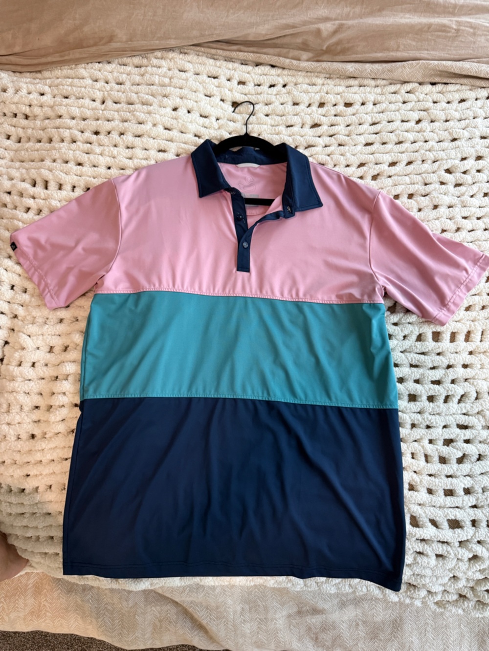 Swannies Golf Colorblock Polo